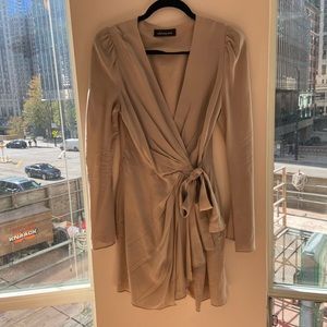Whitney Eve Silk Wrap Dress
